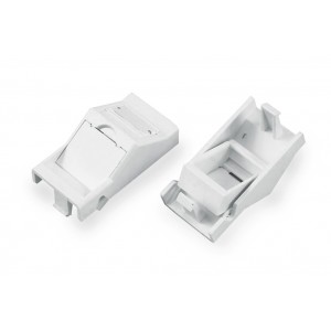 Hyperline SIP2A-1K-M45-22.5 Вставка угловая 45x22.5 (аналог Mosaic) для 1 модуля формата Keystone Jack, со шторками, ROHS, белая Hyperline SIP2A-1K-M45-22.5 Вставка угловая 45x22.5 (аналог Mosaic) для 1 модуля формата Keystone Jack, со шторками, ROHS, белая