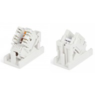 Hyperline SIP2K-C5E-M45-22.5 Розетка (вставка) 45x22,5 (аналог Mosaic) с наклонным модулем RJ-45 категории 5е