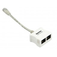 Hyperline SPL-YT4-U2-U2 Разветвитель RJ-45 4Prр.USOC -> 2 x 2Pr.USOC