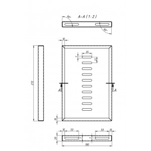 Hyperline SSH3-180-RAL9005 Полка для 10 шкафов TDC/TDB 272 x 180 мм, уст. размер 254 мм, цвет черный (RAL 9005) Hyperline SSH3-180-RAL9005 Полка для 10 шкафов TDC/TDB 272 x 180 мм, уст. размер 254 мм, цвет черный (RAL 9005)