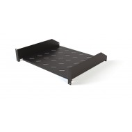 Hyperline TAL3-2U-500-RAL9005 Полка угловая с перфорацией 19, 2U, ширина 440 мм, глубина 500 мм, цвет черный (RAL 9005)