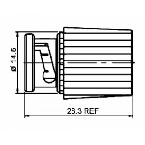 Hyperline TER-BNC-M-75-CAP BNC-терминатор 75 Ом с колпачком Hyperline TER-BNC-M-75-CAP BNC-терминатор 75 Ом с колпачком