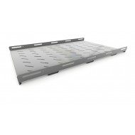 Hyperline TSH3H-850-RAL7035 Полка стационарная усиленная, глубина 850 мм, с боковым креплением, нагрузка до 100 кг, для шкафов серии TTB, TTR, 485х850мм (ШхГ), цвет серый (RAL 7035)