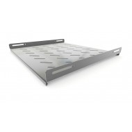 Hyperline TSH3L-450-RAL7035 Полка стационарная, глубина 450 мм, с боковым креплением, нагрузка до 20 кг, для шкафов серии TTB, TTR, TWB/TWB-FC, 485х450мм (ШхГ), цвет серый (RAL 7035)