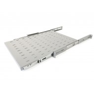 Hyperline TSS3-600-RAL7035 Полка выдвижная c 19 креплением, глубина 600 мм, нагрузка до 20 кг, для шкафов TTB глубиной 800-1200мм, цвет серый (RAL 7035)