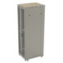 Hyperline TTB-2268-DD-RAL7035 Шкаф напольный 19-дюймовый, 22U, 1166x600х800 мм (ВхШхГ), передняя и задняя распашные перфорированные двери (75%), ручка с замком, крыша нового типа, цвет серый (RAL 7035) (разобранный) Hyperline TTB-2268-DD-RAL7035 Шкаф напольный 19-дюймовый, 22U, 1166x600х800 мм (ВхШхГ), передняя и задняя распашные перфорированные двери (75%), ручка с замком, крыша нового типа, цвет серый (RAL 7035) (разобранный)