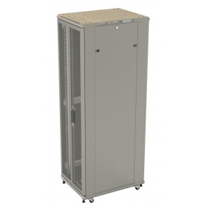 Hyperline TTB-3268-DD-RAL7035 Шкаф напольный 19-дюймовый, 32U, 1610x600х800 мм (ВхШхГ), передняя и задняя распашные перфорированные двери (75%), ручка с замком, крыша нового типа, цвет серый (RAL 7035) (разобранный) Hyperline TTB-3268-DD-RAL7035 Шкаф напольный 19-дюймовый, 32U, 1610x600х800 мм (ВхШхГ), передняя и задняя распашные перфорированные двери (75%), ручка с замком, крыша нового типа, цвет серый (RAL 7035) (разобранный)