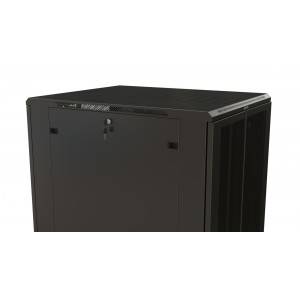 Hyperline TTR-3261-DD-RAL9005 Шкаф напольный 19-дюймовый, 32U, 1610x600х1000 мм (ВхШхГ), передняя и задняя распашные перфорированные двери (75%), ручка с замком, цвет черный (RAL 9005) (разобранный) Hyperline TTR-3261-DD-RAL9005 Шкаф напольный 19-дюймовый, 32U, 1610x600х1000 мм (ВхШхГ), передняя и задняя распашные перфорированные двери (75%), ручка с замком, цвет черный (RAL 9005) (разобранный)