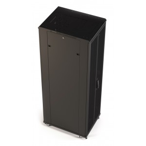 Hyperline TTR-4266-DD-RAL9005 Шкаф напольный 19-дюймовый, 42U, 2055x600х600 мм (ВхШхГ), передняя и задняя распашные перфорированные двери (75%), ручка с замком, цвет черный (RAL 9005) (разобранный) Hyperline TTR-4266-DD-RAL9005 Шкаф напольный 19-дюймовый, 42U, 2055x600х600 мм (ВхШхГ), передняя и задняя распашные перфорированные двери (75%), ручка с замком, цвет черный (RAL 9005) (разобранный)