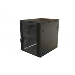 Hyperline TWB-1868-GP-RAL9004 Шкаф настенный 19-дюймовый (19), 18U, 908x600х800мм, стеклянная дверь с перфорацией по бокам, ручка с замком, цвет черный (RAL 9004) (разобранный) Hyperline TWB-1868-GP-RAL9004 Шкаф настенный 19-дюймовый (19), 18U, 908x600х800мм, стеклянная дверь с перфорацией по бокам, ручка с замком, цвет черный (RAL 9004) (разобранный)
