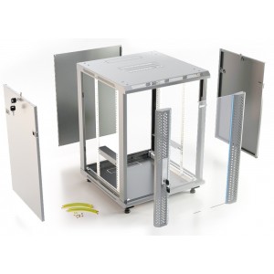 Hyperline TWB-FC-1245-GP-RAL7035 Шкаф настенный 19-дюймовый (19), 12U, 662x600х450мм, стеклянная дверь с перфорацией по бокам, ручка с замком, с возможностью установки на ножки (в комплекте), цвет серый (RAL 7035) (разобранный) Hyperline TWB-FC-1245-GP-RAL7035 Шкаф настенный 19-дюймовый (19), 12U, 662x600х450мм, стеклянная дверь с перфорацией по бокам, ручка с замком, с возможностью установки на ножки (в комплекте), цвет серый (RAL 7035) (разобранный)