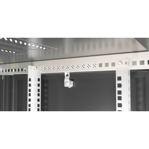 Hyperline TWB-FC-1866-GP-RAL7035 Шкаф настенный 19-дюймовый (19), 18U, 920x600х600мм, стеклянная дверь с перфорацией по бокам, ручка с замком, с возможностью установки на ножки (в комплекте), цвет серый (RAL 7035) (разобранный) Hyperline TWB-FC-1866-GP-RAL7035 Шкаф настенный 19-дюймовый (19), 18U, 920x600х600мм, стеклянная дверь с перфорацией по бокам, ручка с замком, с возможностью установки на ножки (в комплекте), цвет серый (RAL 7035) (разобранный)