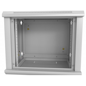 Hyperline TWL-0645-SR-RAL7035 Шкаф настенный 19-дюймовый (19), 6U, 367x600х450мм, металлическая дверь, несъемные стенки, 1 пара профилей, цвет серый (RAL 7035) (собранный) Hyperline TWL-0645-SR-RAL7035 Шкаф настенный 19-дюймовый (19), 6U, 367x600х450мм, металлическая дверь, несъемные стенки, 1 пара профилей, цвет серый (RAL 7035) (собранный)