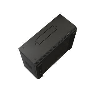 Hyperline TWS-0925-GP-RAL9004 Шкаф настенный 19-дюймовый (19), 9U, 480х600х250, со стеклянной дверью, несъемные боковые панели, цвет черный (RAL 9004) (собранный) Hyperline TWS-0925-GP-RAL9004 Шкаф настенный 19-дюймовый (19), 9U, 480х600х250, со стеклянной дверью, несъемные боковые панели, цвет черный (RAL 9004) (собранный)