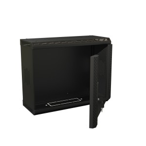 Hyperline TWS-1525-GP-RAL9004 Шкаф настенный 19-дюймовый (19), 15U, 740х600х250, со стеклянной дверью, несъемные боковые панели, цвет черный (RAL 9004) (собранный) Hyperline TWS-1525-GP-RAL9004 Шкаф настенный 19-дюймовый (19), 15U, 740х600х250, со стеклянной дверью, несъемные боковые панели, цвет черный (RAL 9004) (собранный)