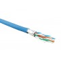 Hyperline UFTP4-C6-S23-IN-LSZH-BL-500 (500 м) Кабель витая пара, экранир. U/FTP, кат. 6, 4 пары (23 AWG), одножил. (solid), кажд.пара в фольге, LSZH, нг(А)-HF, –20°C–+60°C, синий-гарантия: 15 лет компон., 25 лет системная Hyperline UFTP4-C6-S23-IN-LSZH-BL-500 (500 м) Кабель витая пара, экранир. U/FTP, кат. 6, 4 пары (23 AWG), одножил. (solid), кажд.пара в фольге, LSZH, нг(А)-HF, –20°C–+60°C, синий-гарантия: 15 лет компон., 25 лет системная