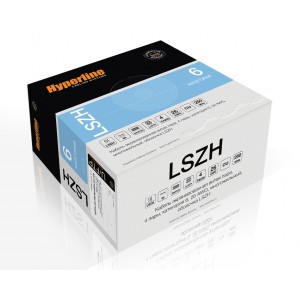 Hyperline UFTP4-C6-S23-IN-LSZH-BL-500 (500 м) Кабель витая пара, экранир. U/FTP, кат. 6, 4 пары (23 AWG), одножил. (solid), кажд.пара в фольге, LSZH, нг(А)-HF, –20°C–+60°C, синий-гарантия: 15 лет компон., 25 лет системная Hyperline UFTP4-C6-S23-IN-LSZH-BL-500 (500 м) Кабель витая пара, экранир. U/FTP, кат. 6, 4 пары (23 AWG), одножил. (solid), кажд.пара в фольге, LSZH, нг(А)-HF, –20°C–+60°C, синий-гарантия: 15 лет компон., 25 лет системная