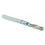 Hyperline UFTP4-C6A-S23-IN-PVC-GY-500 (500 м) Кабель витая пара U/FTP, категория 6a (10GBE), 4 пары (23AWG), одножильный (solid), каждая пара в экране, без общего экрана, PVC, серый Hyperline UFTP4-C6A-S23-IN-PVC-GY-500 (500 м) Кабель витая пара U/FTP, категория 6a (10GBE), 4 пары (23AWG), одножильный (solid), каждая пара в экране, без общего экрана, PVC, серый