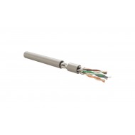 Hyperline UFTP4R-C6A-S23-IN-LSLTX-GY-305 (305 м) Кабель витая пара, экранированная U/FTP, категория 6A, 4 пары (23 AWG), одножильный (solid), каждая пара в экране, без общего экрана, нг(А)-LSLTx, внутренний, –20°C – +60°C, серый