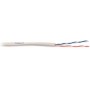 Hyperline UUTP2-C5-P24-IN-LSZH-GY-500 (500 м) Кабель витая пара, неэкранированная U/UTP, категория 5, 2 пары (24 AWG), многожильный (patсh), LSZH, нг(A)-HF, -20°C - +75°C, серый Hyperline UUTP2-C5-P24-IN-LSZH-GY-500 (500 м) Кабель витая пара, неэкранированная U/UTP, категория 5, 2 пары (24 AWG), многожильный (patсh), LSZH, нг(A)-HF, -20°C - +75°C, серый