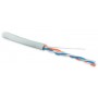 Hyperline UUTP2-C5-S24-IN-PVC-GY-500 (500 м) Кабель витая пара, неэкранированная U/UTP, категория 5, 2 пары (24 AWG), одножильный (solid), PVC, -20°C – +75°C, серый Hyperline UUTP2-C5-S24-IN-PVC-GY-500 (500 м) Кабель витая пара, неэкранированная U/UTP, категория 5, 2 пары (24 AWG), одножильный (solid), PVC, -20°C – +75°C, серый