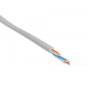 Hyperline UUTP2-C5-S24-IN-PVC-GY (куски) Кабель витая пара, неэкранированная U/UTP, категория 5, 2 пары (24 AWG), одножильный (solid), PVC, -20°C – +75°C, серый Hyperline UUTP2-C5-S24-IN-PVC-GY (куски) Кабель витая пара, неэкранированная U/UTP, категория 5, 2 пары (24 AWG), одножильный (solid), PVC, -20°C – +75°C, серый