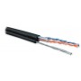 Hyperline UUTP2-C5-S24-SW-OUT-PE-BK-500 (500 м) Кабель витая пара, неэкранированная U/UTP, категория 5, 2 пары (24 AWG), одножильный (solid), с металлическим тросом, внешний, PE, -40°C– +60°C, черный Hyperline UUTP2-C5-S24-SW-OUT-PE-BK-500 (500 м) Кабель витая пара, неэкранированная U/UTP, категория 5, 2 пары (24 AWG), одножильный (solid), с металлическим тросом, внешний, PE, -40°C– +60°C, черный