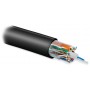 Hyperline UUTP25W-C5-S24-OUT-PE-BK (UTP25W-C5-SOLID-OUTDOOR-PE) Кабель витая пара, неэкранированная U/UTP, категория 5, 25 пар (4 пары (24 AWG)х6 + 1пара (24 AWG)), одножильный (solid), внешний, PE, -40°C – +60°C, черный Hyperline UUTP25W-C5-S24-OUT-PE-BK (UTP25W-C5-SOLID-OUTDOOR-PE) Кабель витая пара, неэкранированная U/UTP, категория 5, 25 пар (4 пары (24 AWG)х6 + 1пара (24 AWG)), одножильный (solid), внешний, PE, -40°C – +60°C, черный