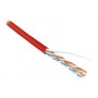 Hyperline UUTP4-C5E-S24-IN-PVC-RD-305 (305 м) Кабель витая пара, неэкранированная U/UTP, категория 5e, 4 пары (24 AWG), одножильный (solid), PVC, -20°C – +75°C, красный - гарантия: 15 лет компонентная; 25 лет системная Hyperline UUTP4-C5E-S24-IN-PVC-RD-305 (305 м) Кабель витая пара, неэкранированная U/UTP, категория 5e, 4 пары (24 AWG), одножильный (solid), PVC, -20°C – +75°C, красный - гарантия: 15 лет компонентная; 25 лет системная