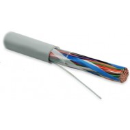 Hyperline UUTP50-C3-S26-IN-PVC-GY Кабель витая пара, неэкранированная U/UTP, категория 3, 50 пар (26 AWG), одножильный (solid), PVC, –20°C – +60°C, серый