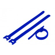 Hyperline WAS-210-BL Хомут для кабеля, липучка с мягкой застежкой, 210x14 мм, синий