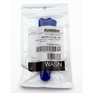 Hyperline WASN-135-BL-10 Хомут для кабеля, липучка с мягкой застежкой, 135x15 мм, синий (10 шт.) Hyperline WASN-135-BL-10 Хомут для кабеля, липучка с мягкой застежкой, 135x15 мм, синий (10 шт.)