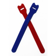 Hyperline WASN-155-mix-10 Хомут для кабеля, липучка с мягкой застежкой, 155x14 мм, цвет в ассортименте (10 шт.)