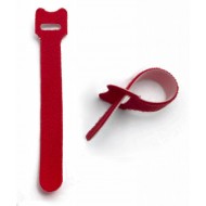 Hyperline WASN-310-RD-10 Хомут для кабеля, липучка с мягкой застежкой, 310x14 мм, красный (10 шт.)